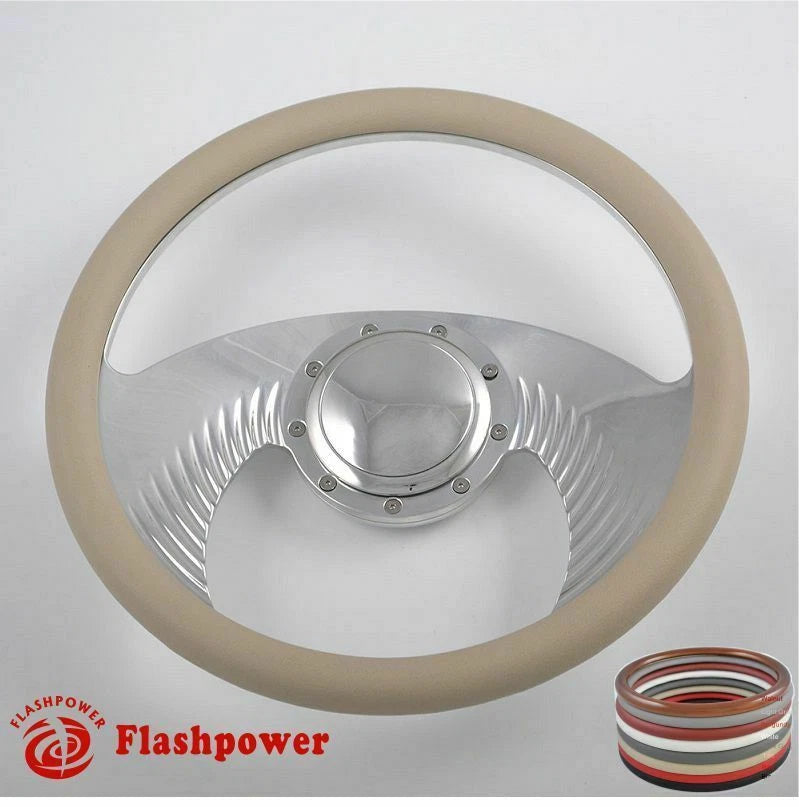 14'' Billet Steering Wheels Half Wrap Buick Chevy GMC Impala GTO Ford