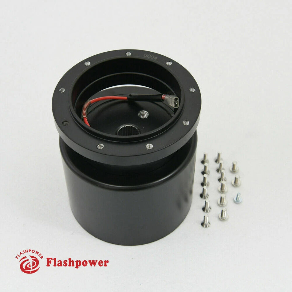 9 Bolt Steering Wheel Adapter Tilt Telescopic GM Buick Oldsmobile 1969-83 Black