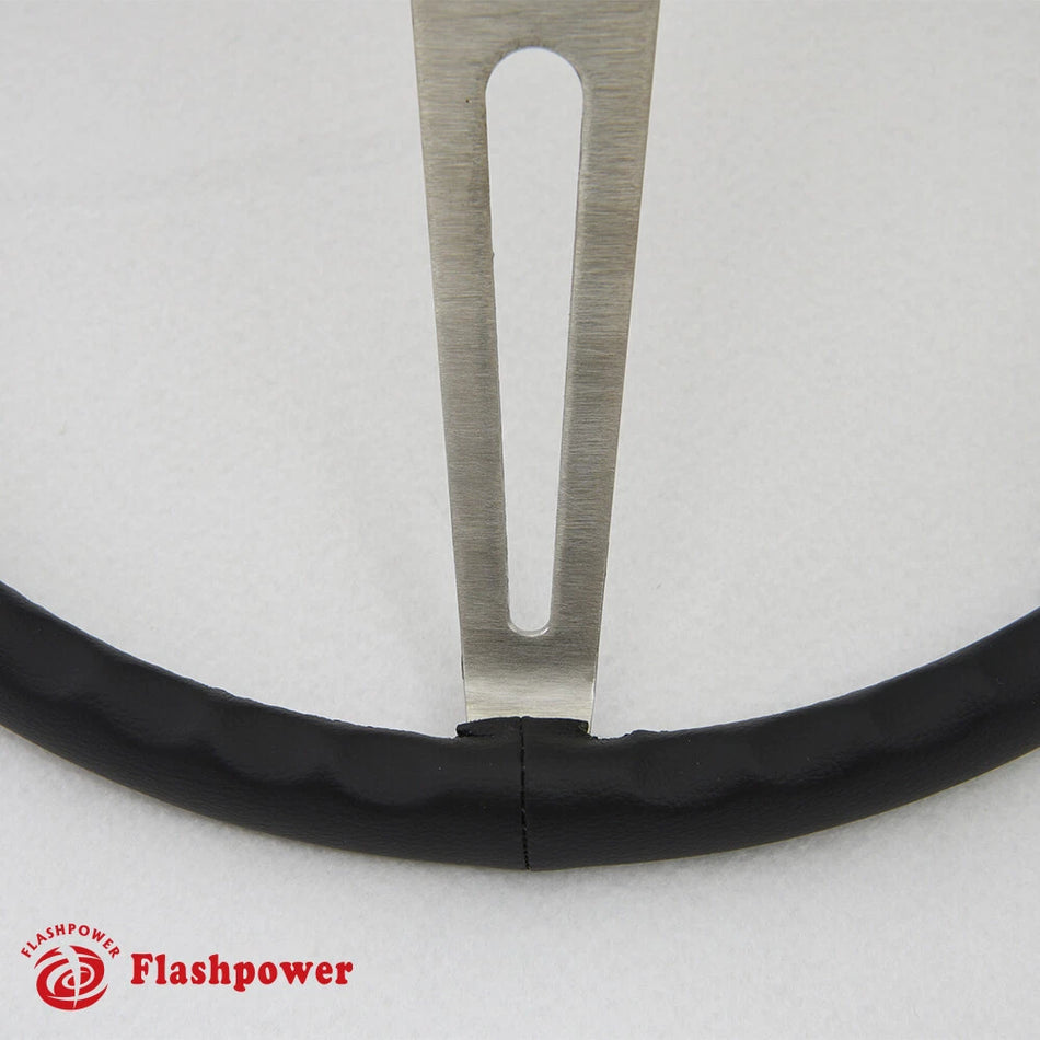 Flashpower GM Classic Leather Steering Wheel Original Restoration Muscle Car
