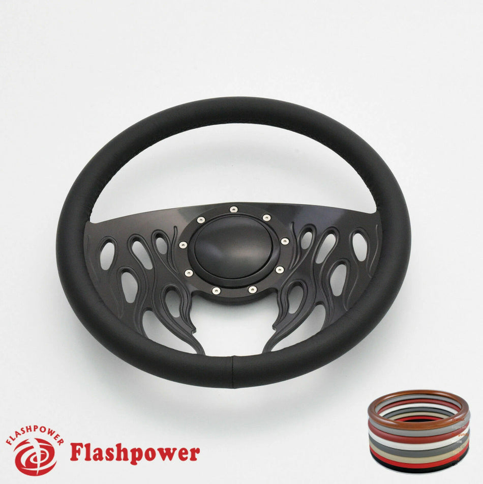 14'' Billet Steering Wheels Full Wrap GMC New Yorker Imperial Cordoba