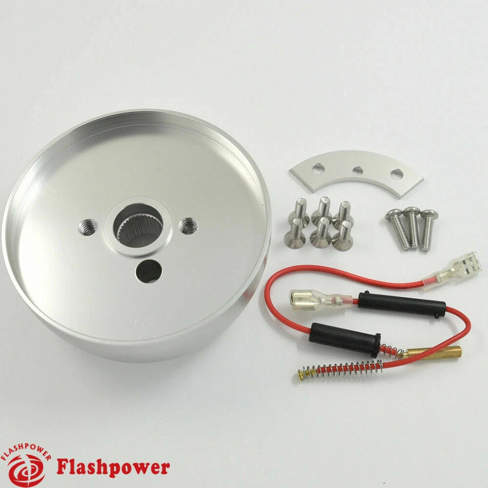 Flashpower Steering Wheel Adapter Original Reproduction for GM Chevy Clear