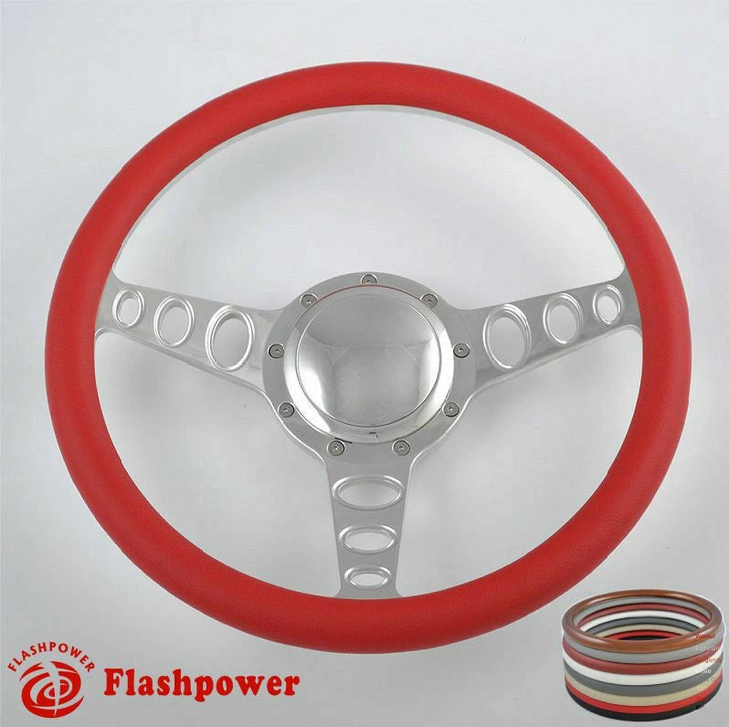 15.5'' Billet Steering Wheels Half Wrap Restoration Suburban El Camino GMC