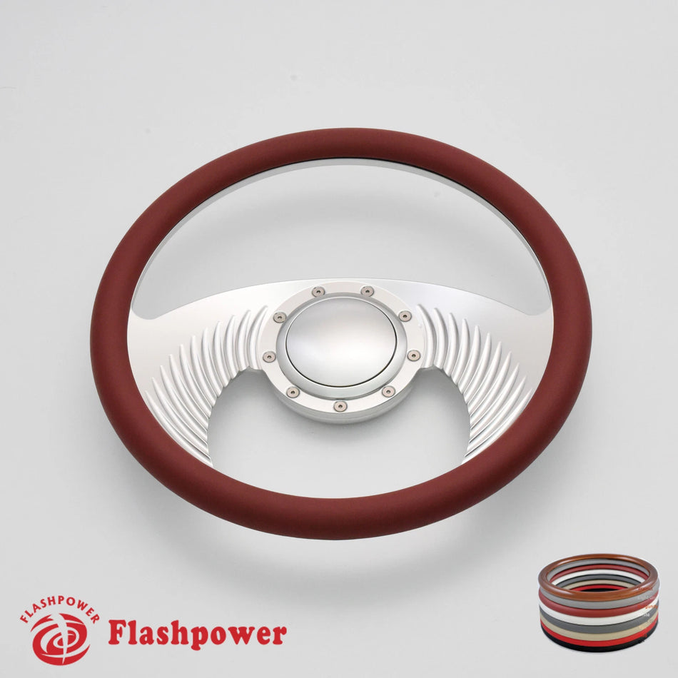 14'' Billet Steering Wheels Half Wrap Chrysler New Yorker Imperial Cordoba