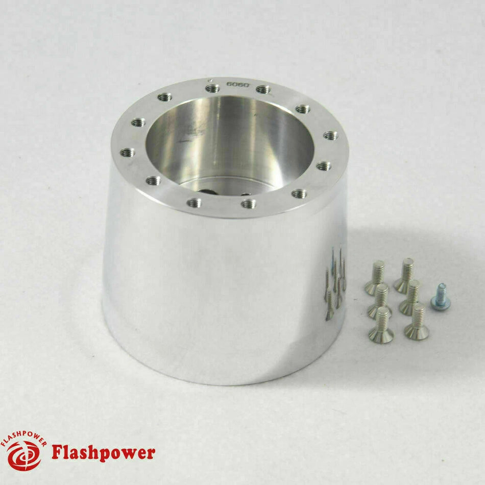 GM Chevy Steering Wheel Adapter 6 Bolt Billet Polished
