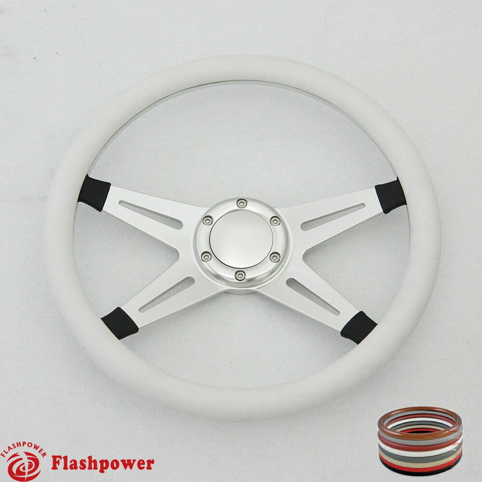 14'' Billet Steering Wheel Half Wrap Horn Button GMC Catalina