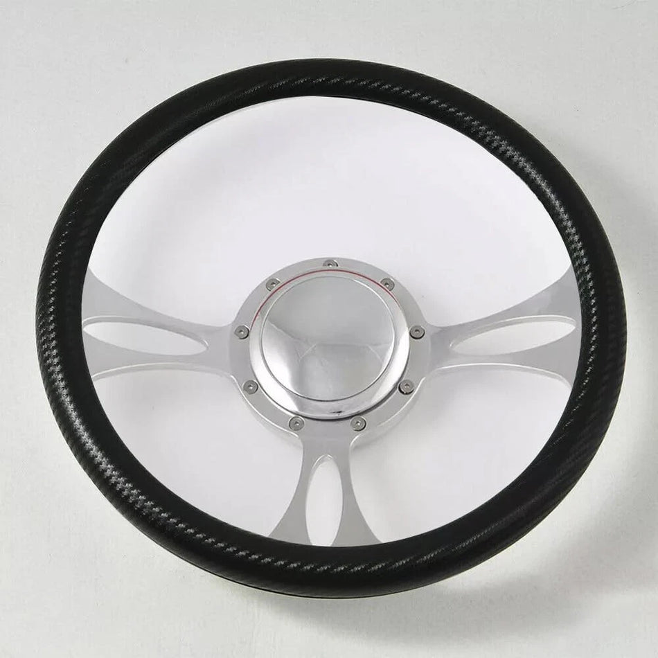 14'' Billet Steering Wheels Half Wrap Ford Thunderbird Mustang EXP w/ Horn