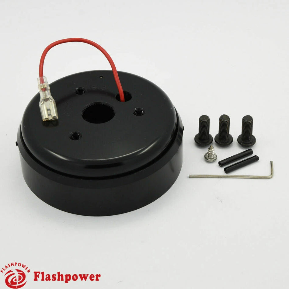 3 Bolt Steering Wheel Adapter Ford Falcon Comet Bronco Econoline F150 Black