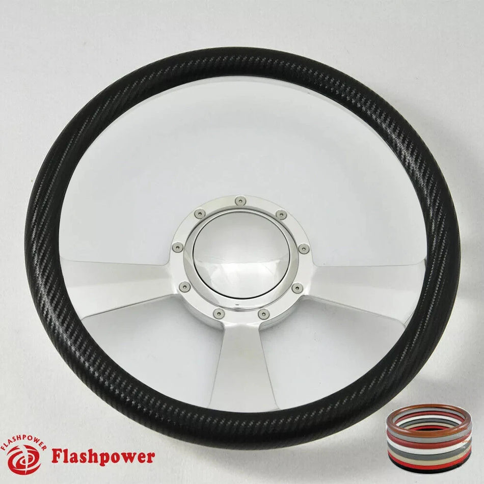 14'' Billet Steering Wheels Half Wrap Buick Cadillac Pontiac GTO Firebird