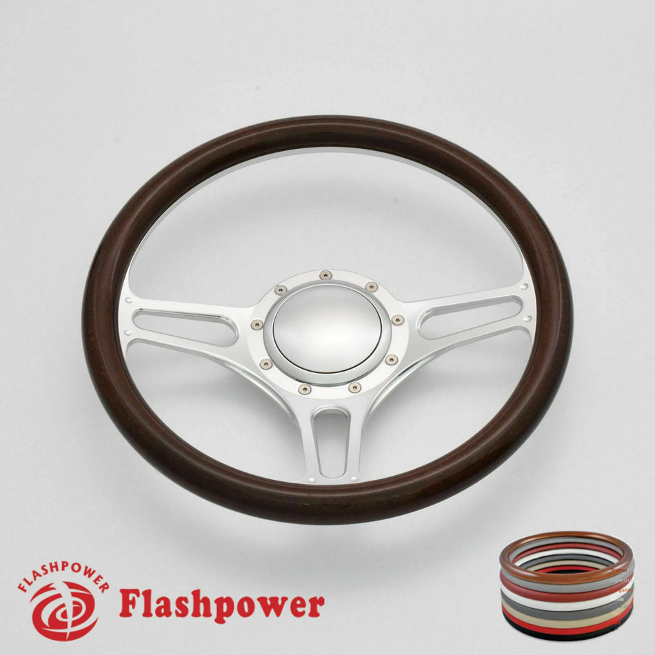 14'' Billet Steering Wheels Half Wrap Buick Cadillac Pontiac GTO Firebird