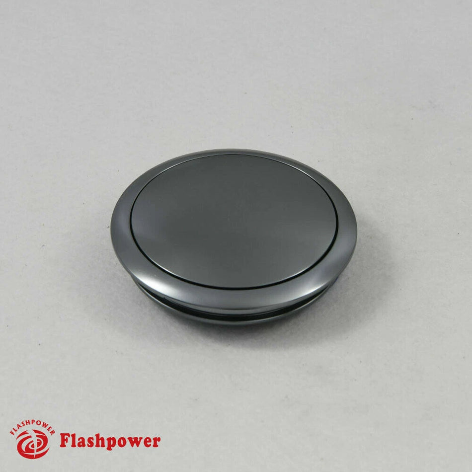 Billet Aluminum Steering Wheel Horn Button Small Plain Gun Metal