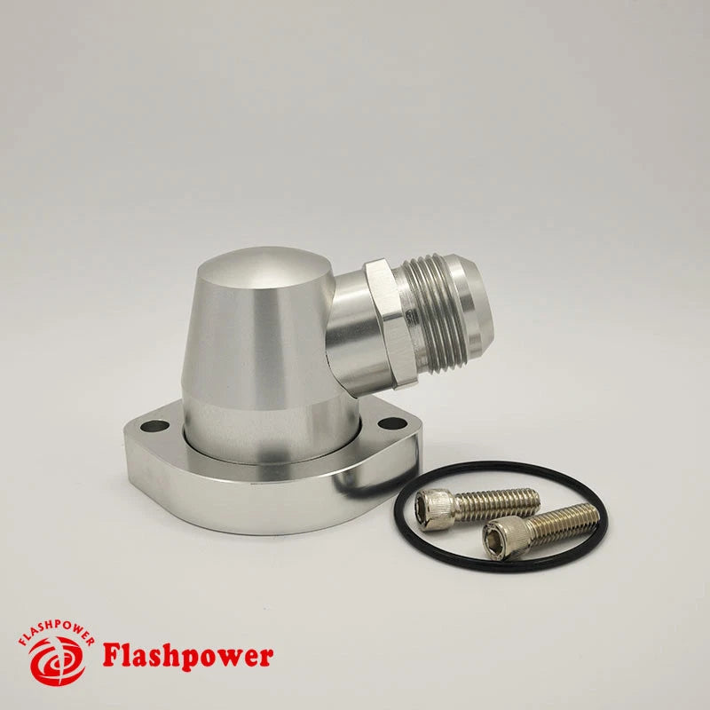Billet Swivel Water Neck Thermostat Housing Ford Big Block 370 429 460 514 16AN