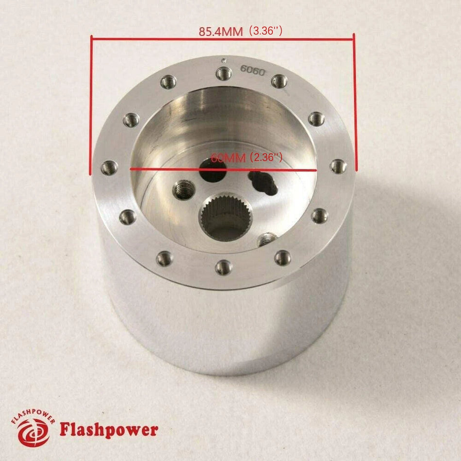 GM Chevy Steering Wheel Adapter 6 Bolt Billet Polished
