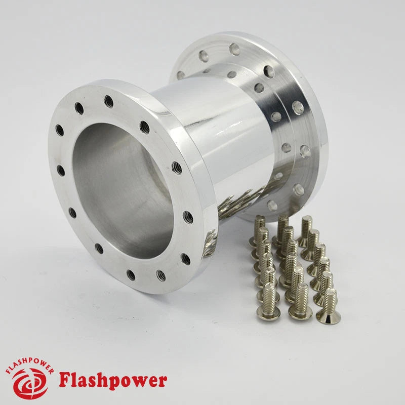 3" Steering Wheel Spacer Polished Aluminum for MOMO Isotta Sparco OMP