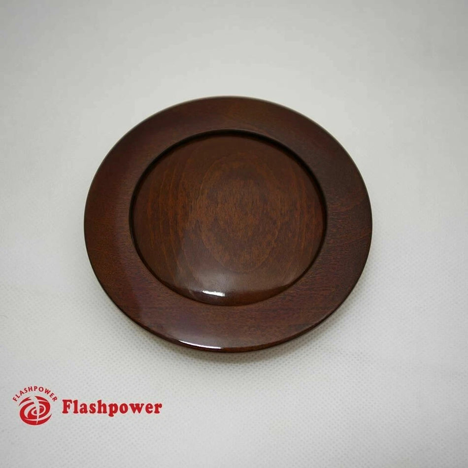 Steering Wheel Wood Walnut Horn Button Big Plain for 9 bolt Steering Wheel