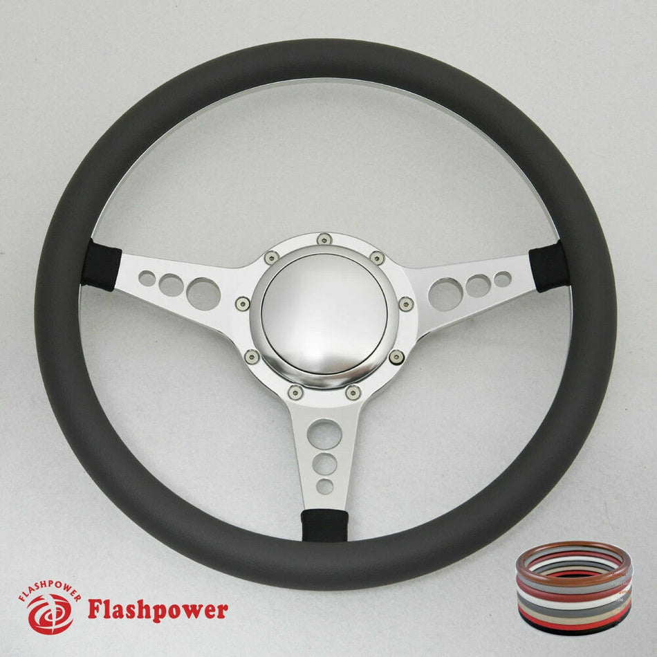 14'' Billet Steering Wheel Half Wrap Horn Button GMC Catalina