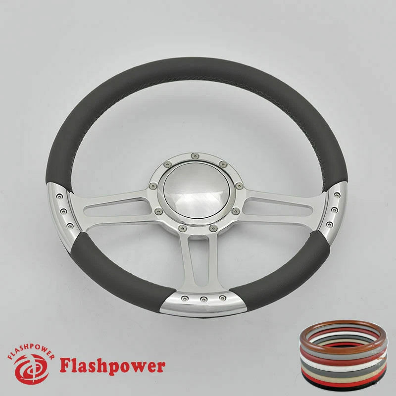 14'' Billet Steering Wheels Full Wrap GMC Trucks Blazer El Camino Jimmy