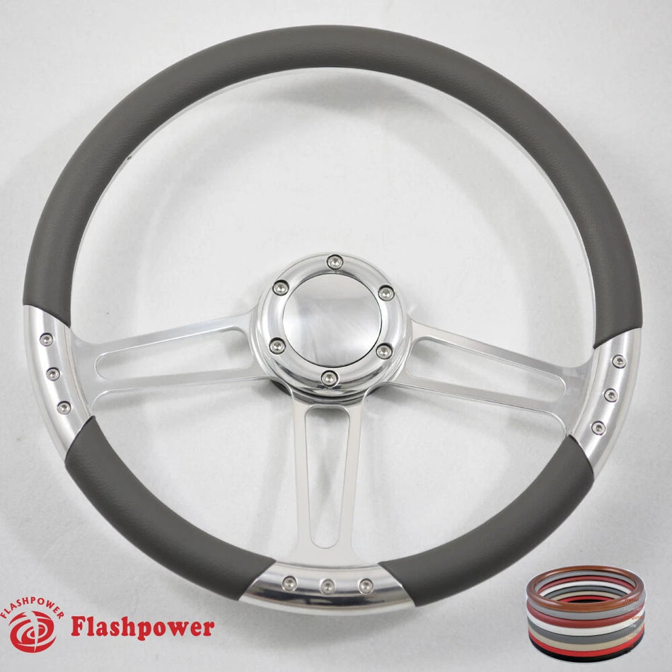 14'' Billet Steering Wheels Half Wrap GMC Trucks Blazer El Camino Jimmy