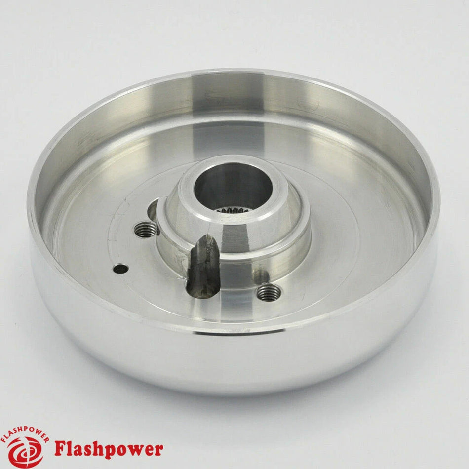 3 Bolt Steering Wheel Hub Adapter Flaming River, Ididit, GM, Chevy Polished