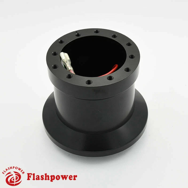 Flashpower Steering Wheel Hub Adapter boss kit BMW 1500 1600 1800 2002 Black