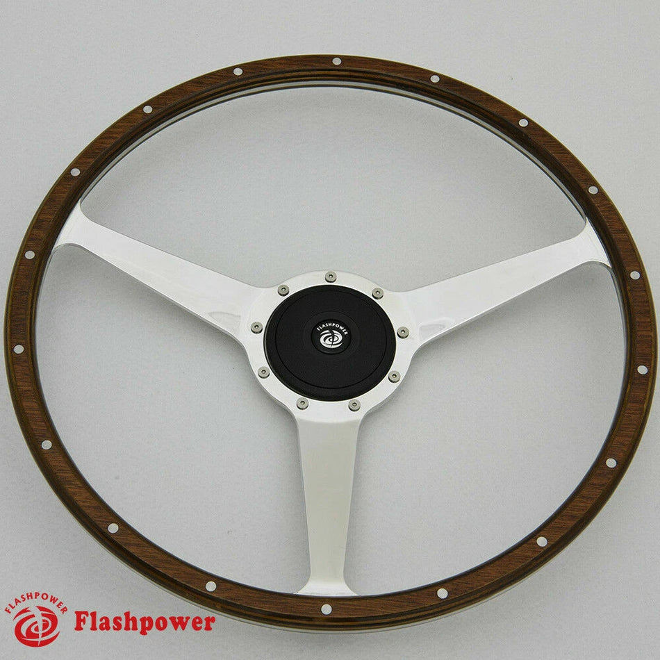 17" Classic Wood Steering Wheel Restoration Transporter Chevy Caprice