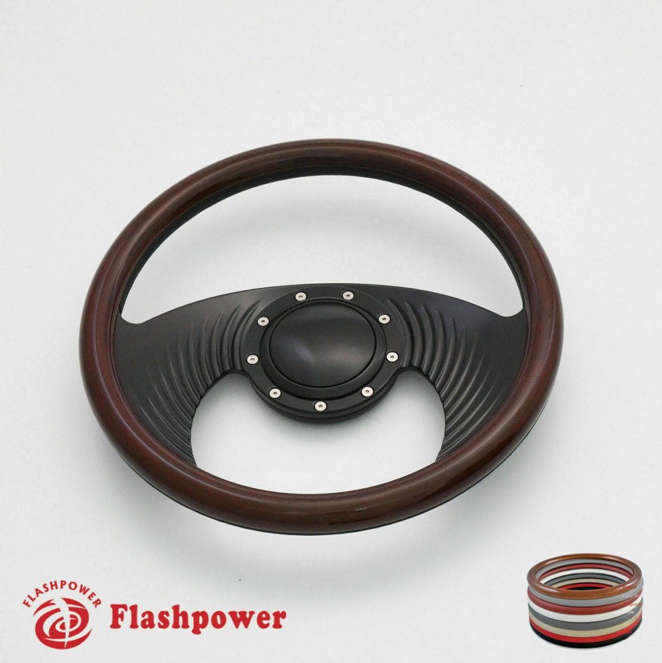 14'' Billet Steering Wheels Full Wrap Restoration Suburban El Camino