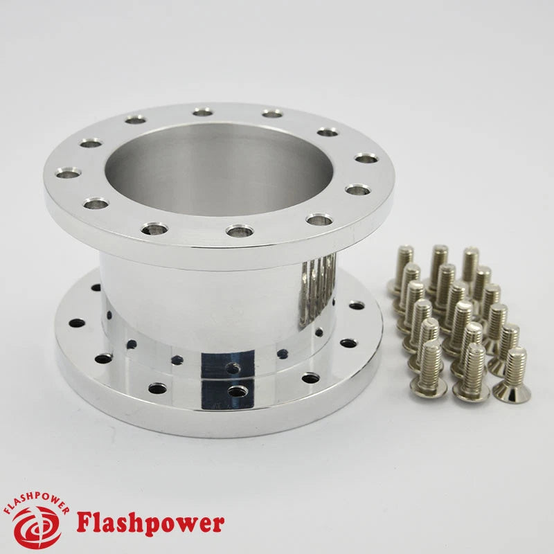 2" Steering Wheel Spacer Polished Aluminum for MOMO Isotta Sparco OMP