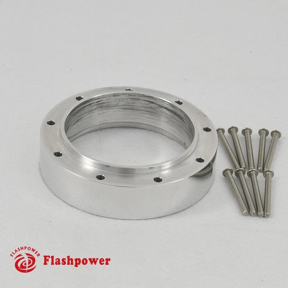 1.0" Steering Wheel Hub Adapter Extension Spacer for 9 Bolt Polished