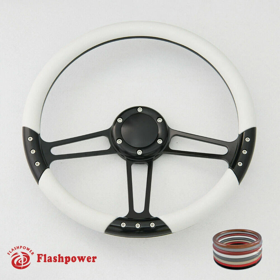 14'' Billet Steering Wheels Full Wrap GMC Trucks Blazer El Camino Jimmy