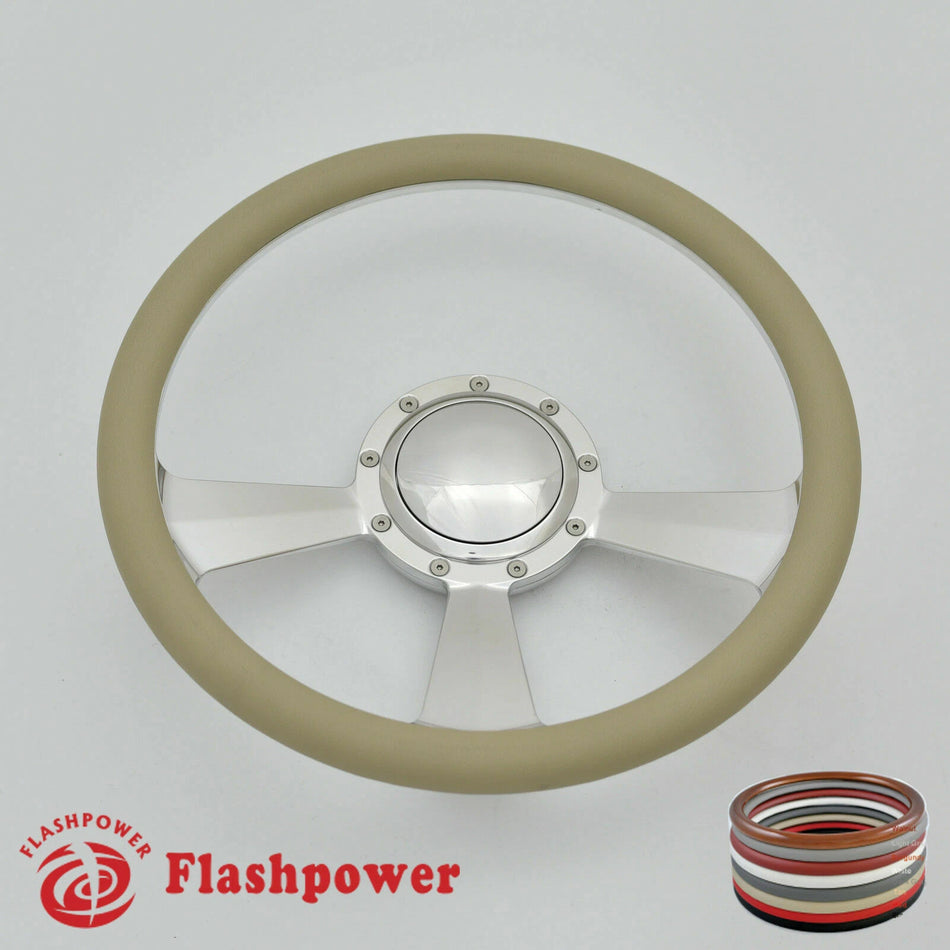 14'' Billet Steering Wheels Half Wrap Buick Cadillac Pontiac GTO Firebird