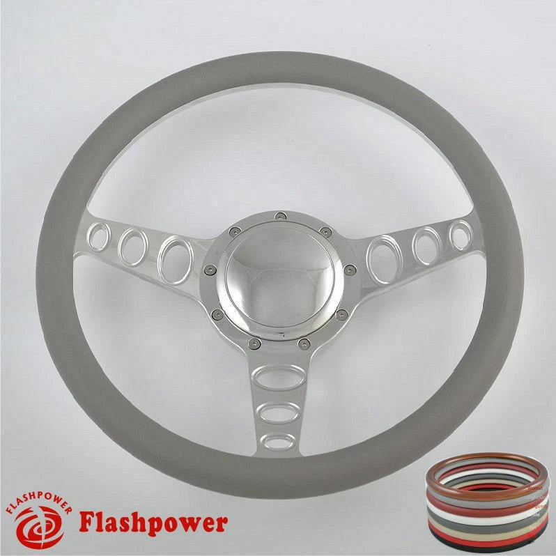 15.5'' Billet Steering Wheels Half Wrap Restoration Suburban El Camino GMC