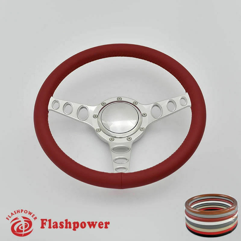 14'' Billet Steering Wheels Full Wrap Chrysler New Yorker Imperial Cordoba