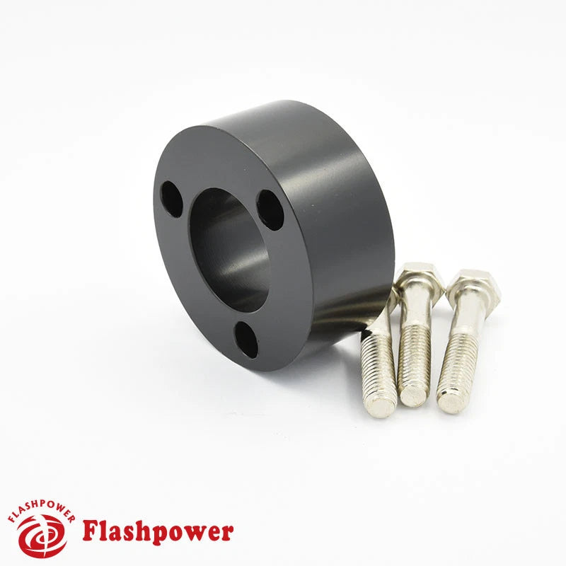 1" Steering Wheel Spacer Black Aluminum for Grant APC Pilot