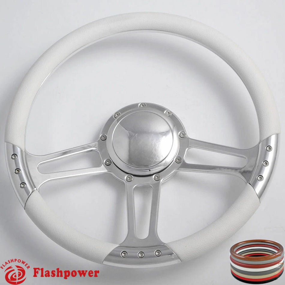 14'' Billet Steering Wheels Half Wrap GMC Trucks Blazer El Camino Jimmy