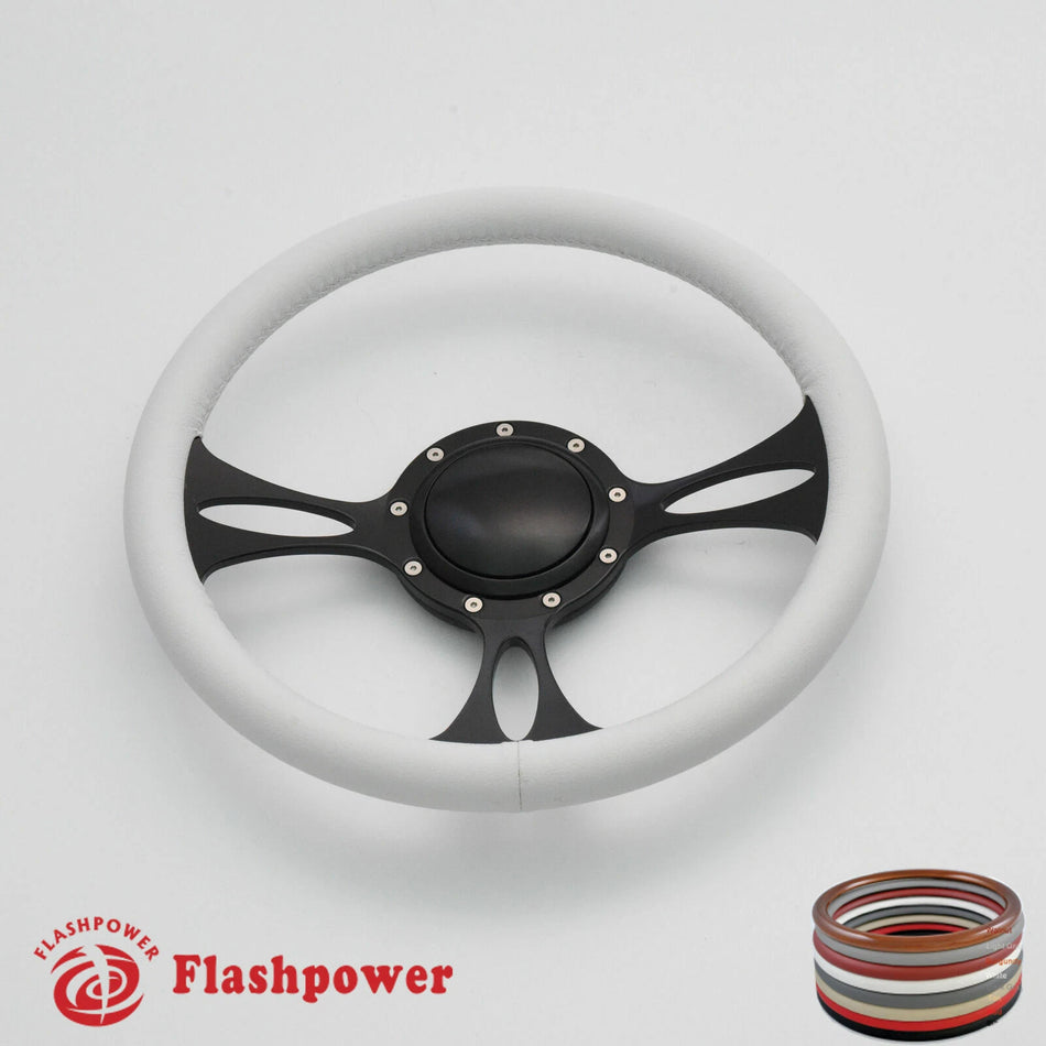 14'' Billet Steering Wheels Full Wrap Buick Cadillac Pontiac GTO Firebird