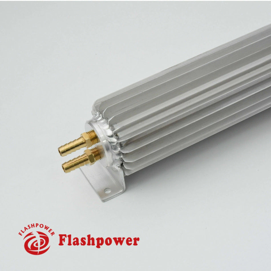 Universal 15" Dual Pass Aluminum Finned Transmission Oil Cooler