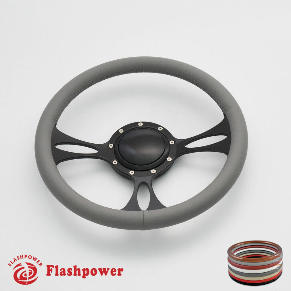 14'' Billet Steering Wheels Full Wrap Buick Cadillac Pontiac GTO Firebird