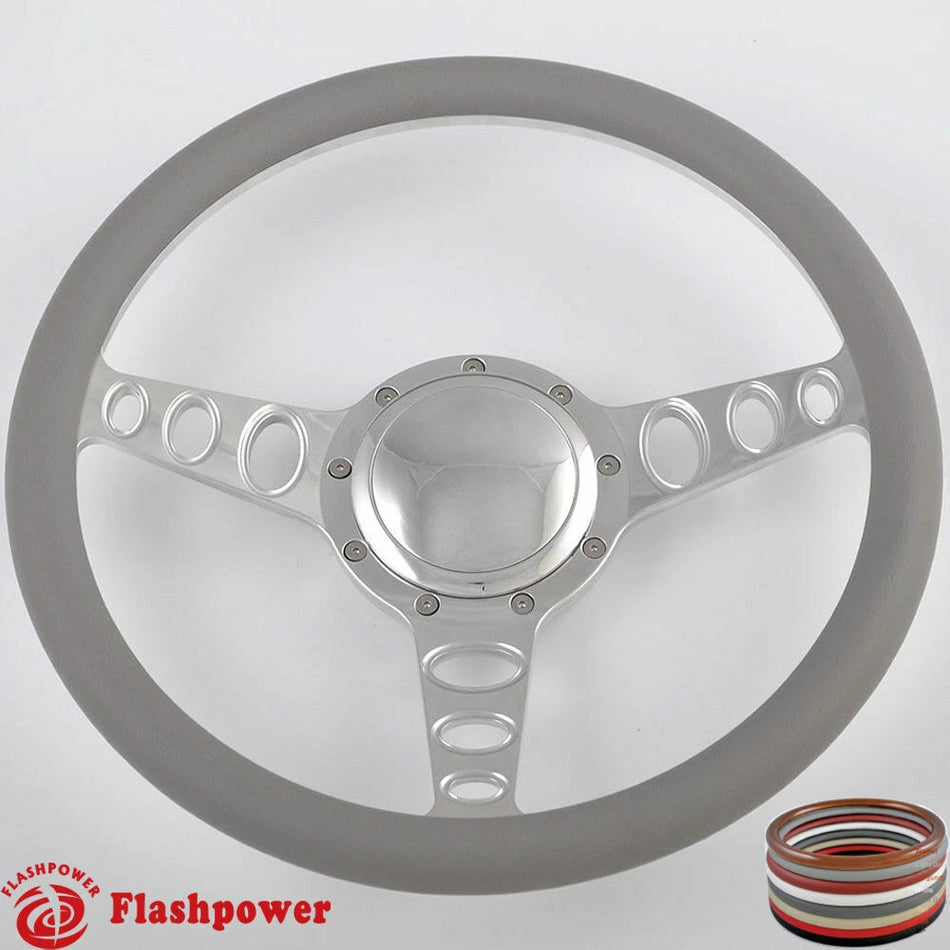 14'' Billet Steering Wheels w/ Horn Chrysler New Yorker Imperial Cordoba