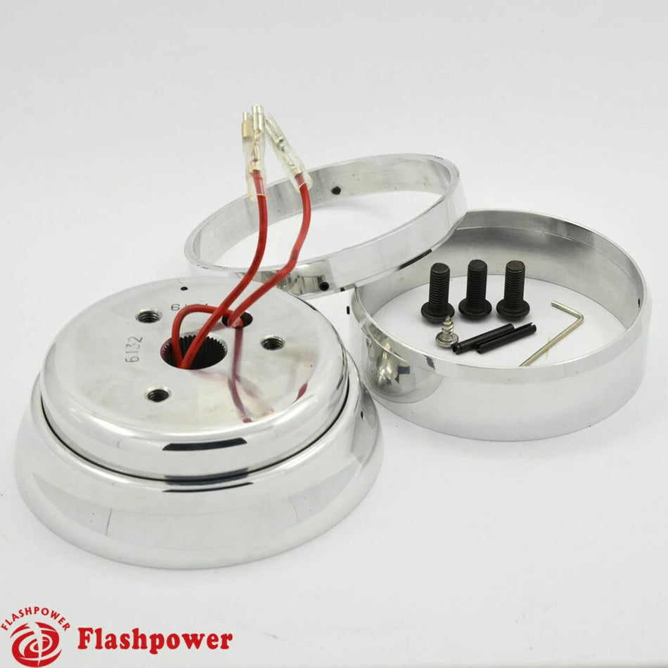 3 Bolt Steering Wheel Adapter Boss Kit Ford Falcon Comet Fairlane Polished