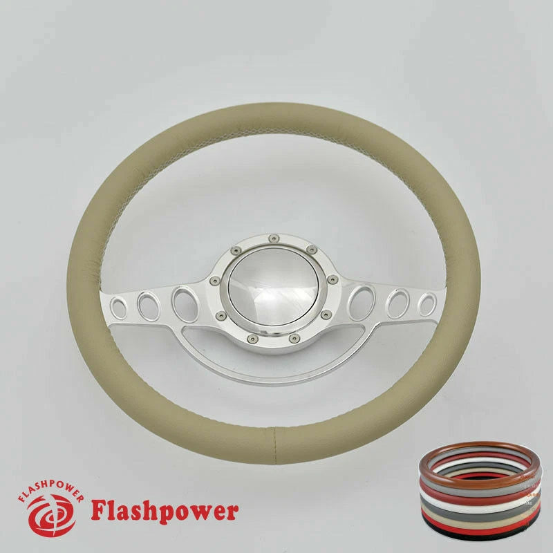 14'' Billet Steering Wheels Full Wrap Buick Cadillac Pontiac GTO Firebird