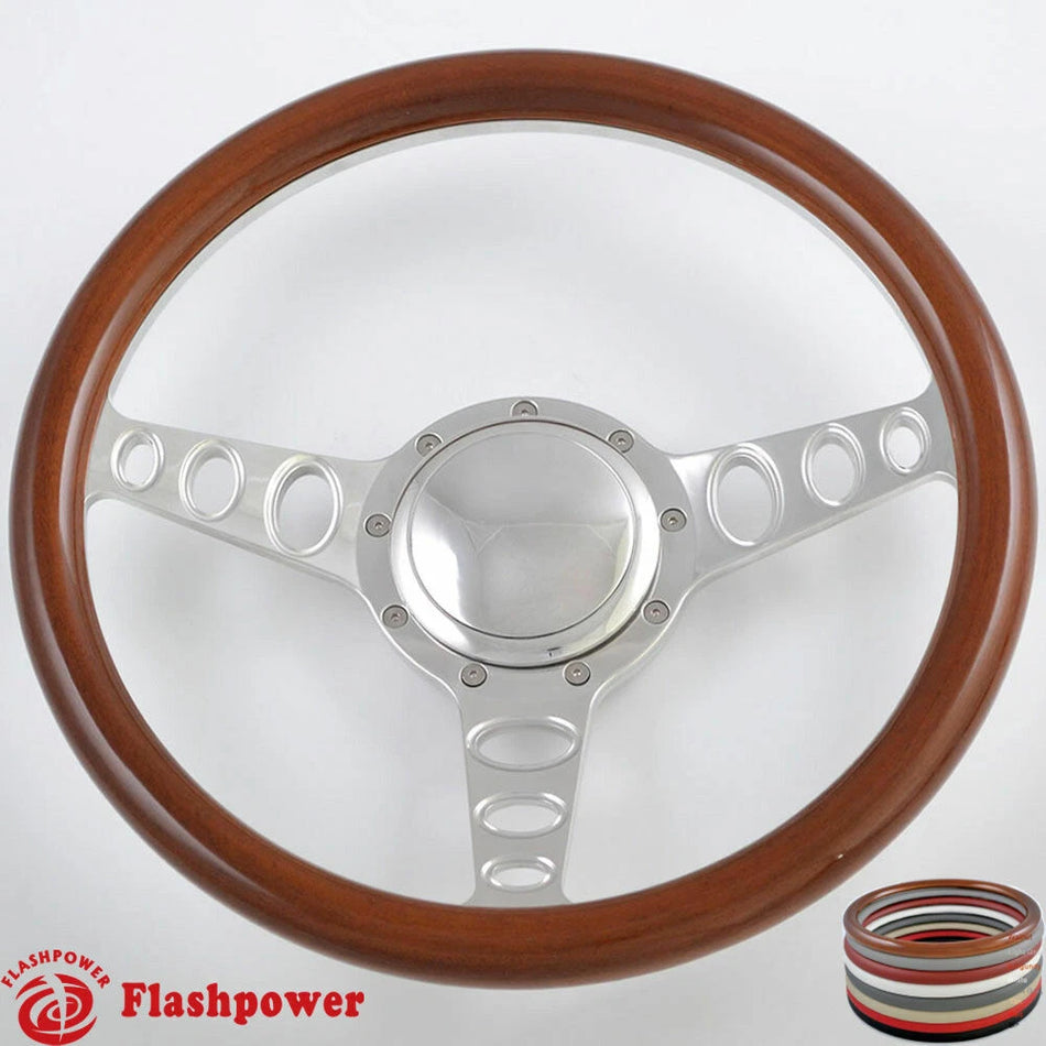 14'' Billet Steering Wheels w/ Horn Chrysler New Yorker Imperial Cordoba
