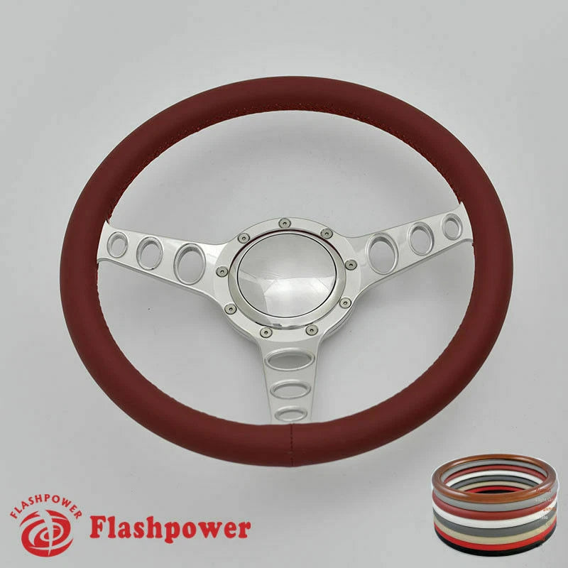 14'' Billet Steering Wheels Full Wrap Chrysler New Yorker Imperial Cordoba