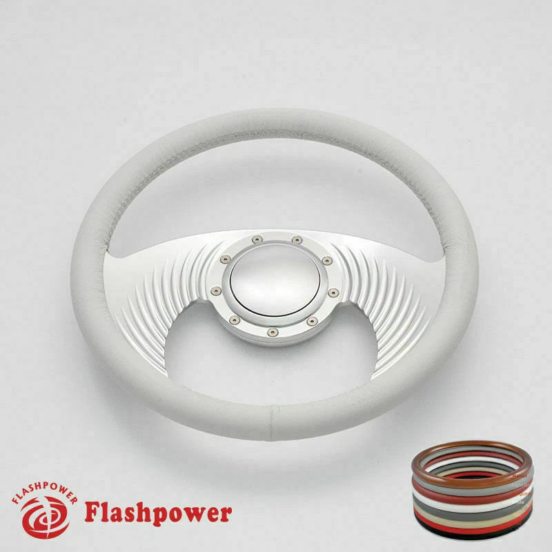 14'' Billet Steering Wheels Full Wrap GMC Trucks Blazer El Camino w/ Horn