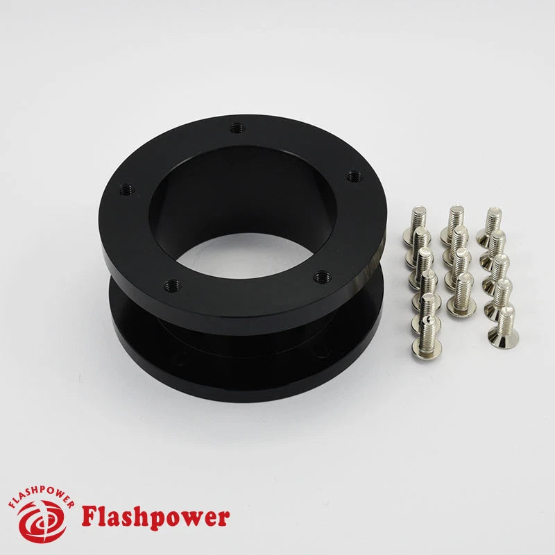 1.5" Steering Wheel Spacer Black Aluminum for Grant APC Pilot