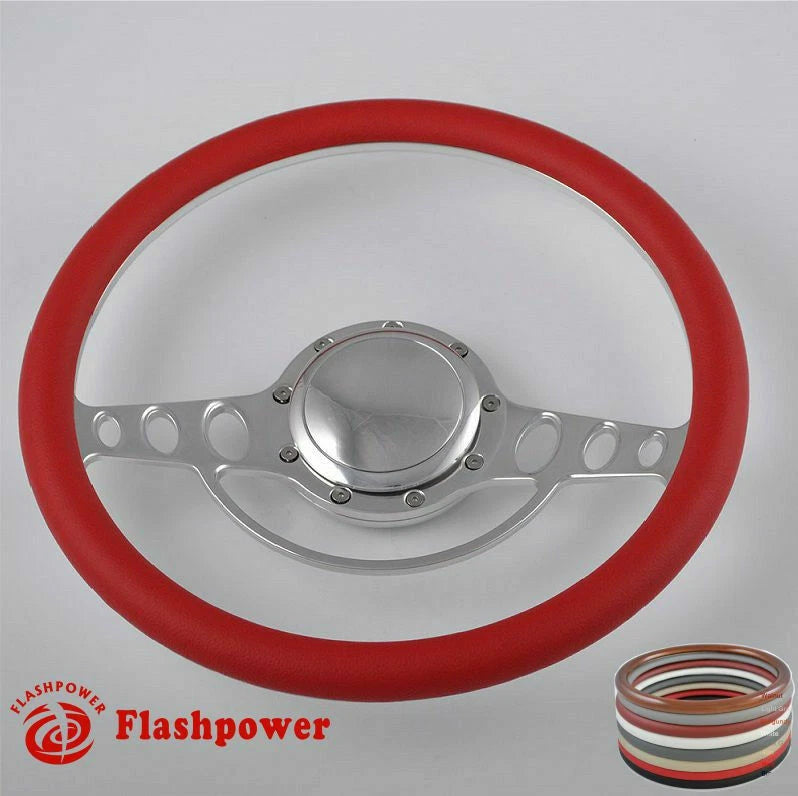 15.5'' Billet Steering Wheels Half Wrap Restoration Parisienne Catalina GM