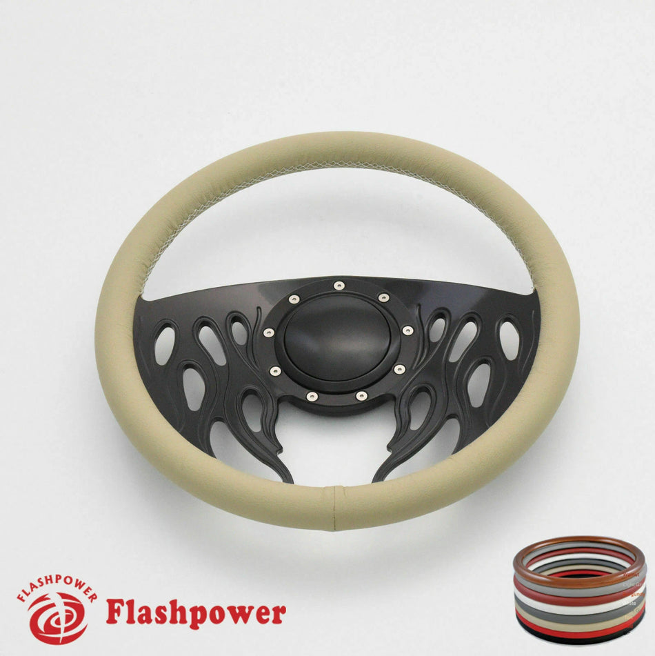 14'' Billet Steering Wheels Full Wrap GMC New Yorker Imperial Cordoba