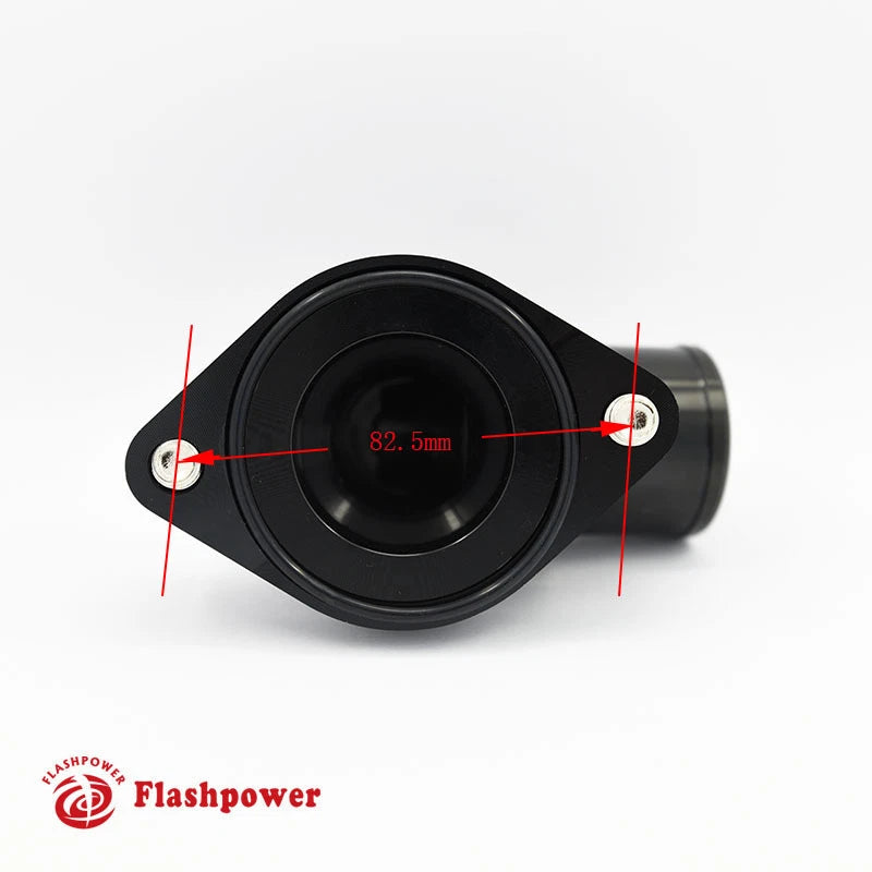 Billet Aluminum Black Water Neck SBC BBC Chevy Big Small Block 327 350 454 396