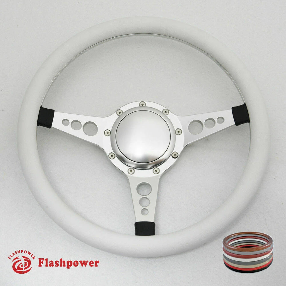 14'' Billet Steering Wheel Half Wrap Horn Button GMC Catalina