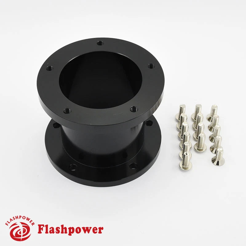 2.5" Steering Wheel Spacer Black Aluminum for Grant APC Pilot