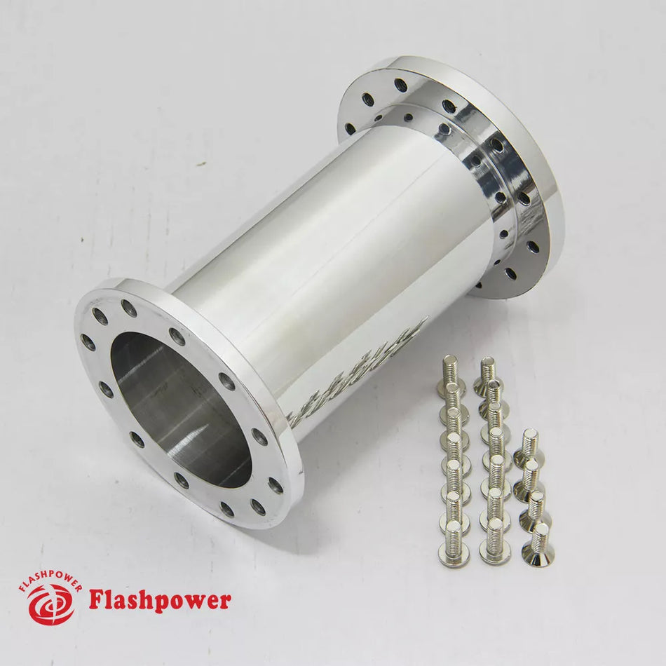 5.0" Steering Wheel Spacer Polished for MOMO Isotta Sparco OMP