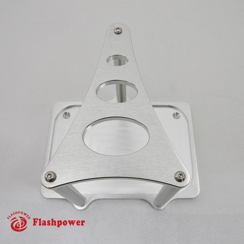 Optima Billet Aluminum Battery Hold Down Tray Clear Anodized